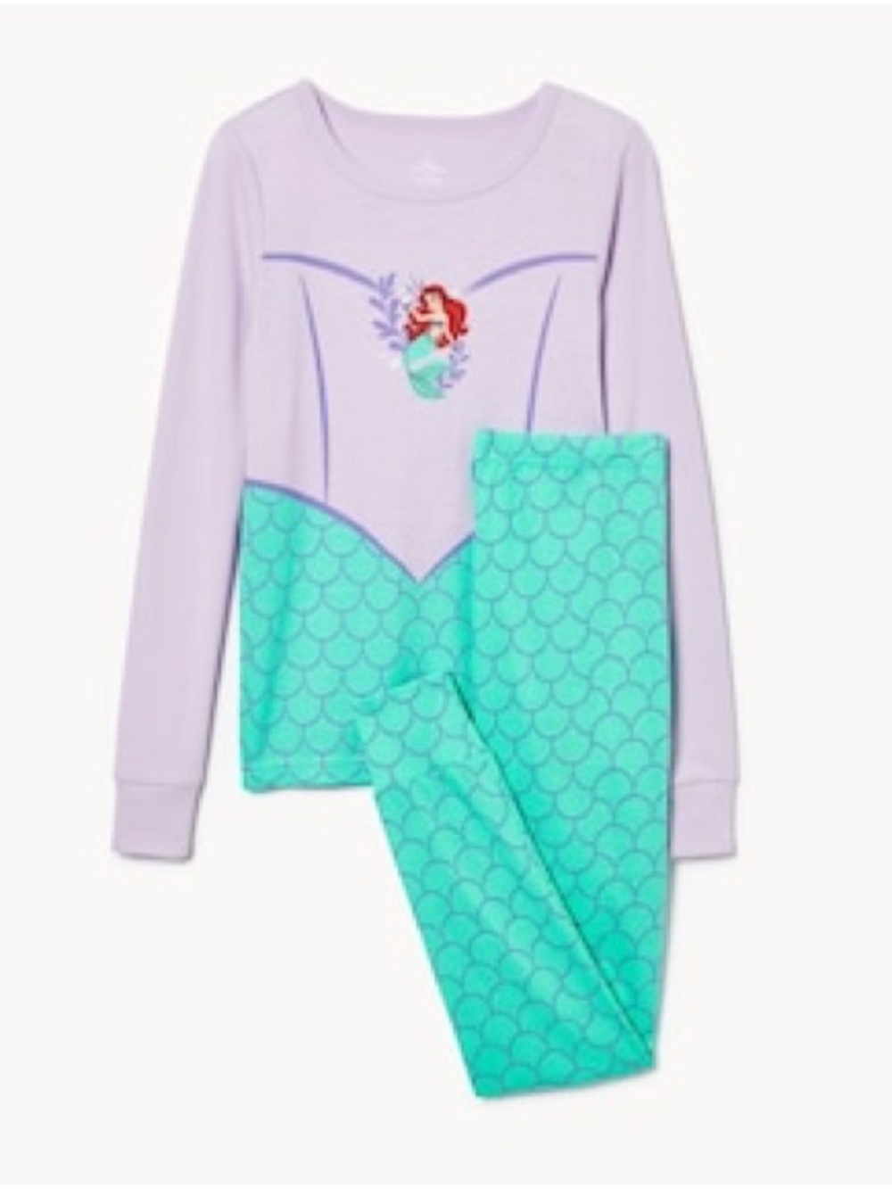 ⭐️ 3/$25 Little Mermaid 2-Piece Sleep Set 4T
